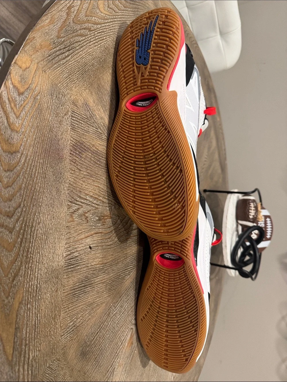 New Balance KAWHI 2 Basketball Shoes White/Black/Red Gum Men’s Size 13